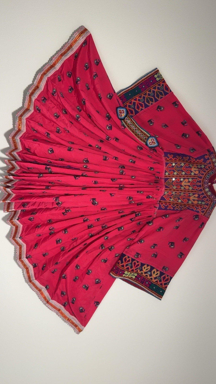 Women Vintage Afghani Dress Handmade Embroidery