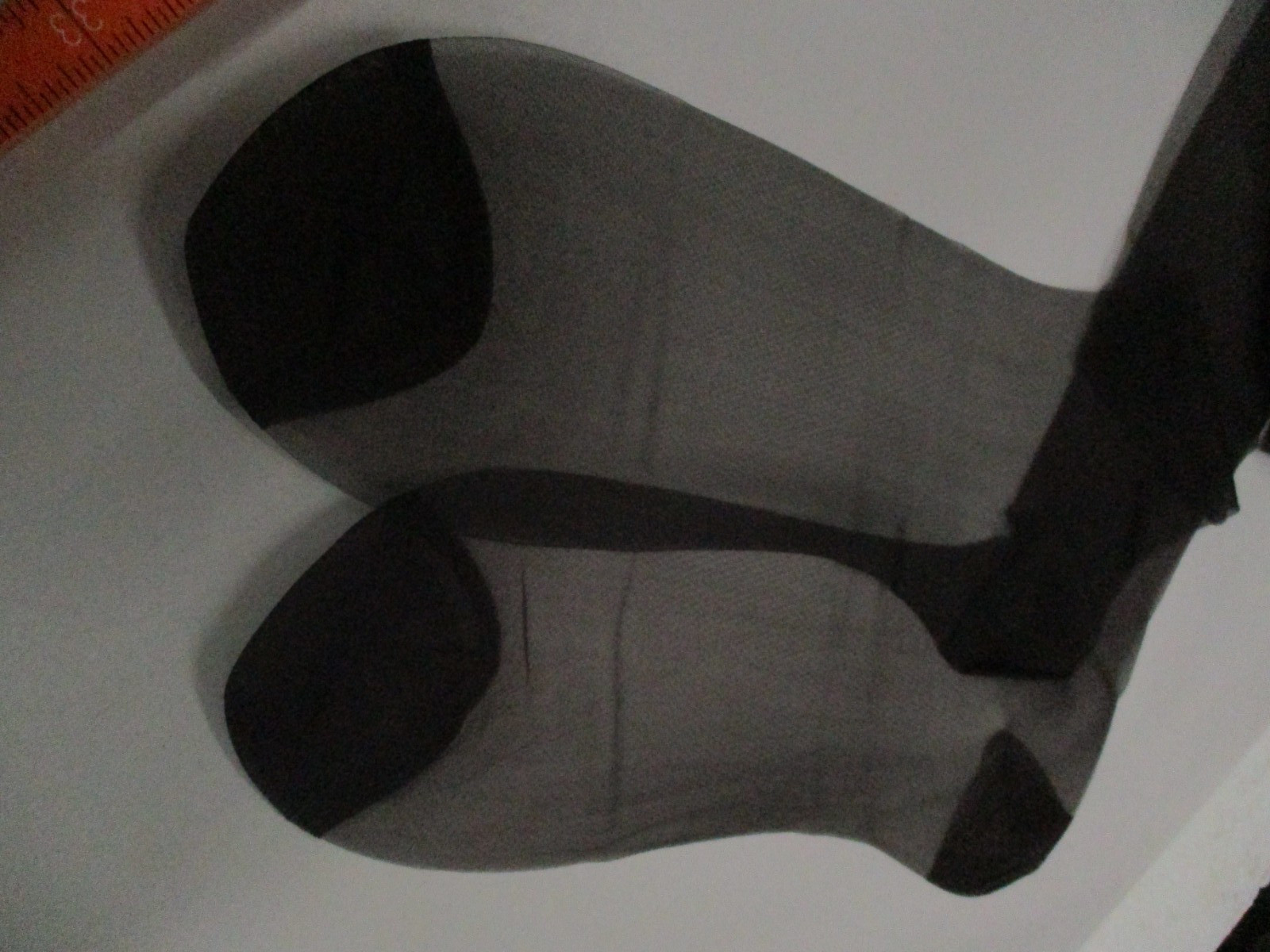 1 PR VINTAGE DUREVER RHT MICRO MESH SHEER NYLON STOCKINGS 10 1/2 LONG BLACK