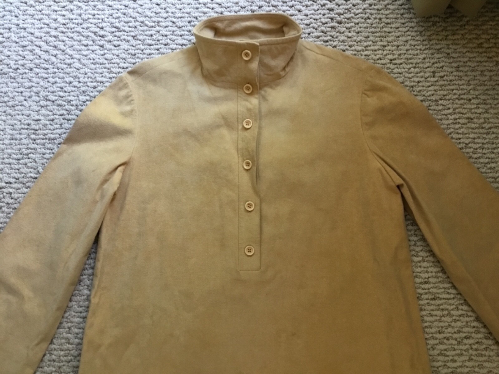 VINTAGE I MAGNIN STANLEY SHERMAN TOP FAUX SUEDE WOMEN SIZE S/M