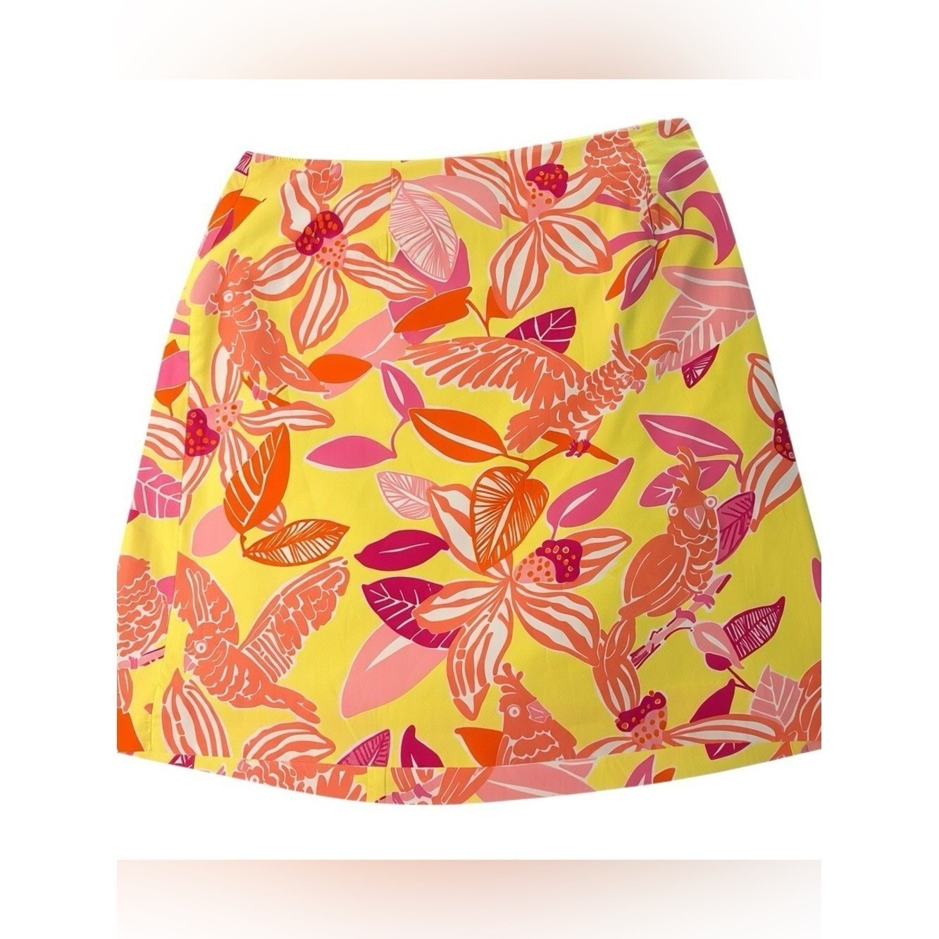 ♾️White Tag Lilly Pulitzer Pacific Wing Skirt Sz 10 Vintage Preppy♾️
