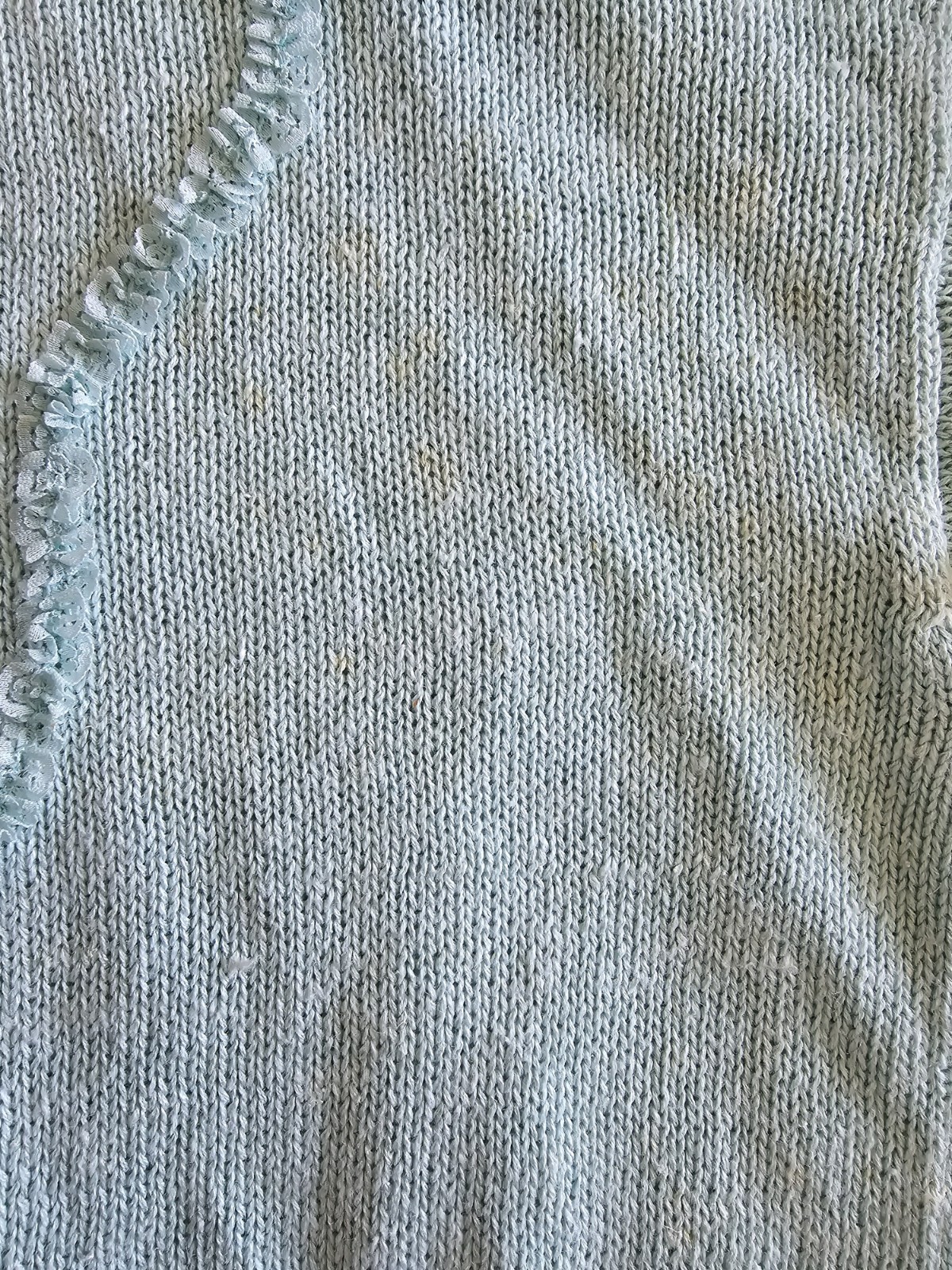 Vintage 80s Mint Green Beaded Heart Sweater Womens Med Cottagecore Grandmacore