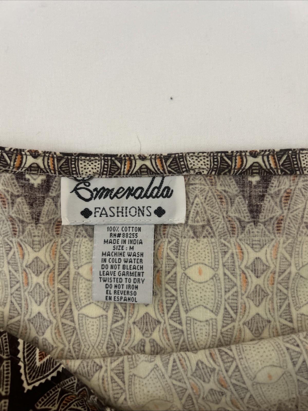 Vintage Esmeralda Fashions Southwestern Print Tiered Midi Skirt Size-M.