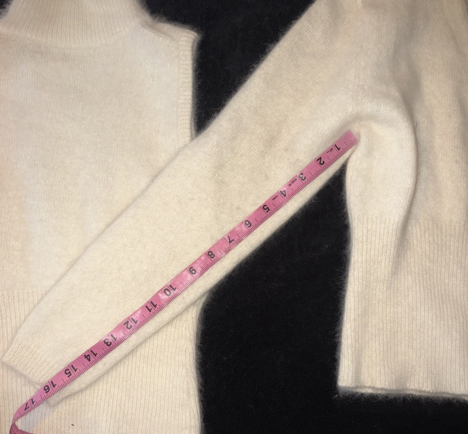 VTG 80s CIGNAL Angora Blend Cardigan & Top Set Made Hong Kong S/M Rabbit Hair