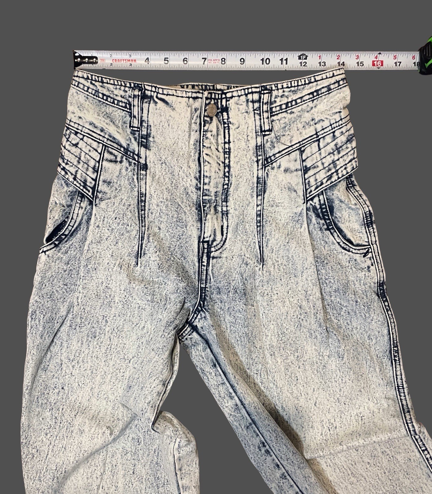 Women’s Rare Vintage 80’s “Jordache” UltraRetro Acid Wash High Rise Denim Jeans
