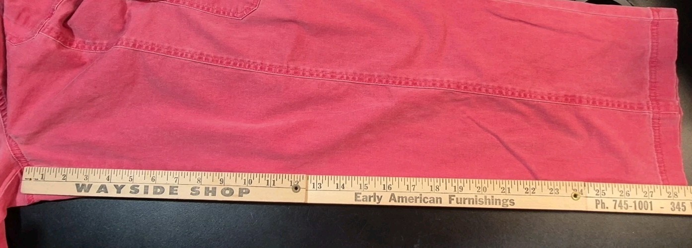 90’s 2pc Cappagallo Red Denim Jacket sz Lrg & Pants sz Med Women’s Pkts VTG