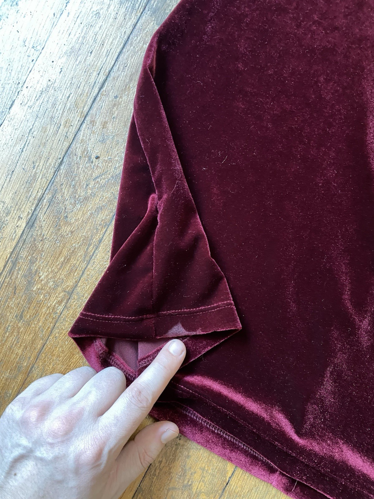 Eye Candy Vintage 90s Y2K Burgundy Velvet Halter Neck Mini Dress USA Large