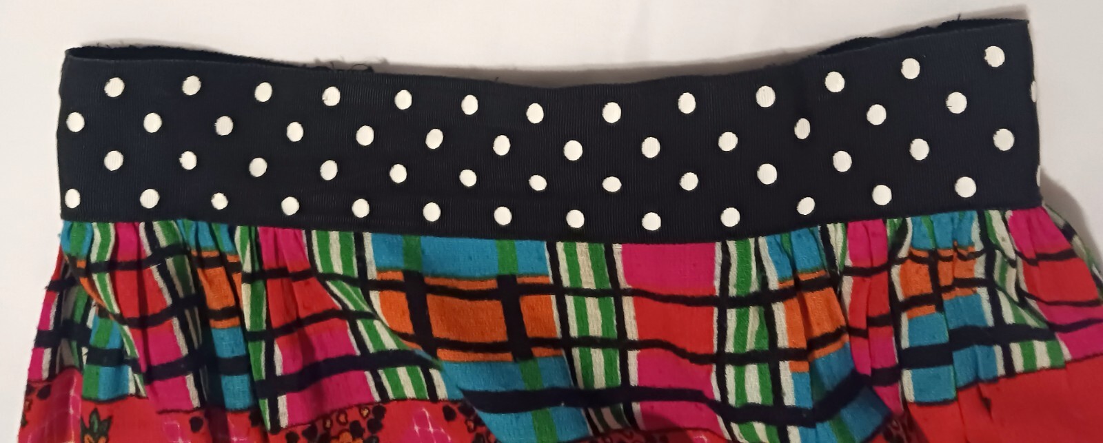 BoHo Hippie 1970s Maxi Skirt Hot Pink Psychedelic Festival Wear MEASUREMENTS