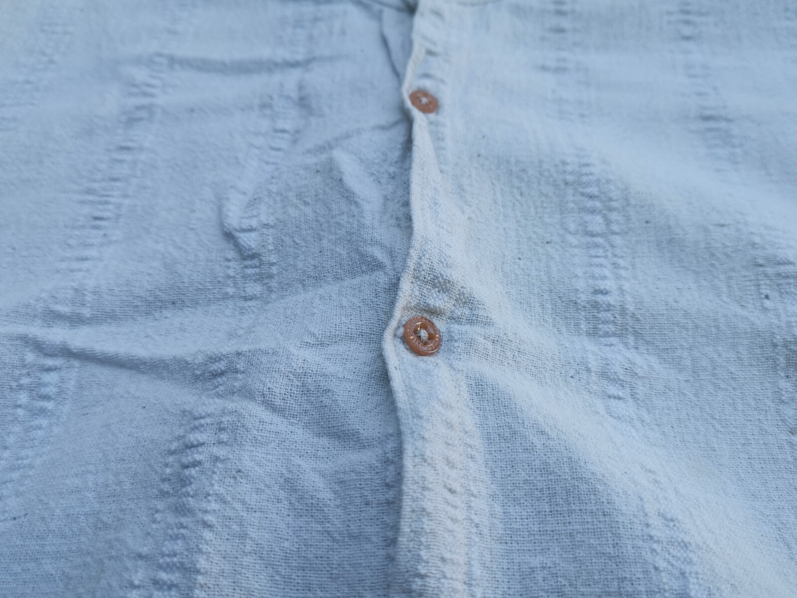 ANTIQUE WOMEN’S FOLK LINEN SHIRT RUSTIC HANDWOOVEN KENAR ETHNIC CLOTHING