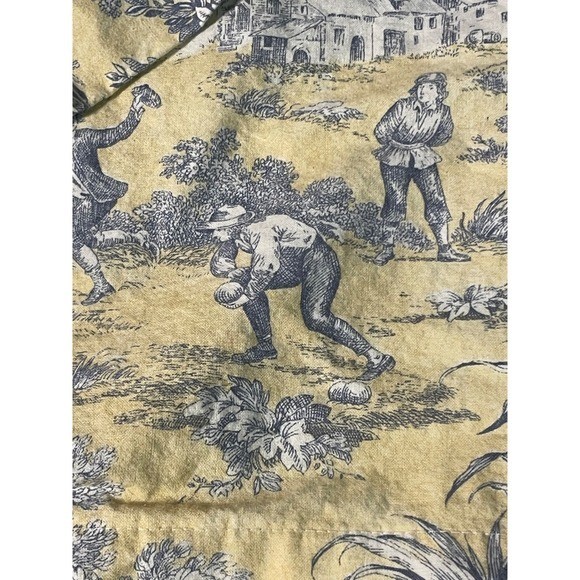 Vintage made in USA Love Lies Women Toile Print jacket cottage, casual feminine