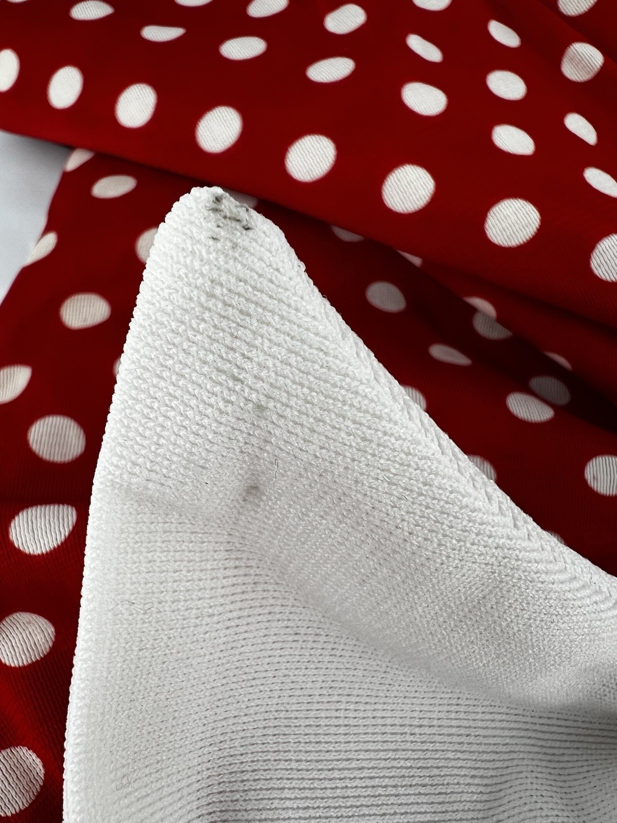 Jack Hartley Miami Vintage Dress Red White Polka Dot Sailor Stretch Halter Maxi