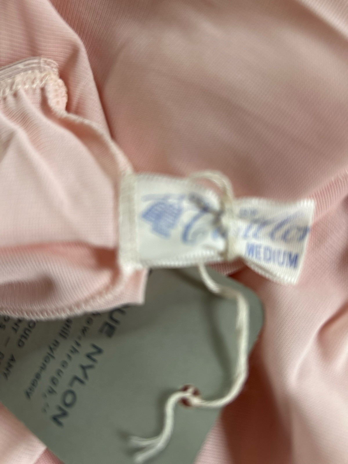 Vintage Half Slip Pink Midi Length Appliqué and Lace Trim Carillon 1588 Medium