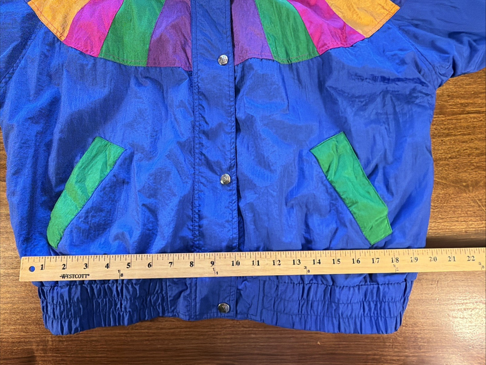 Vintage Andy Johns Windbreaker Outfit Pants and Jacket Size XL Multicolored
