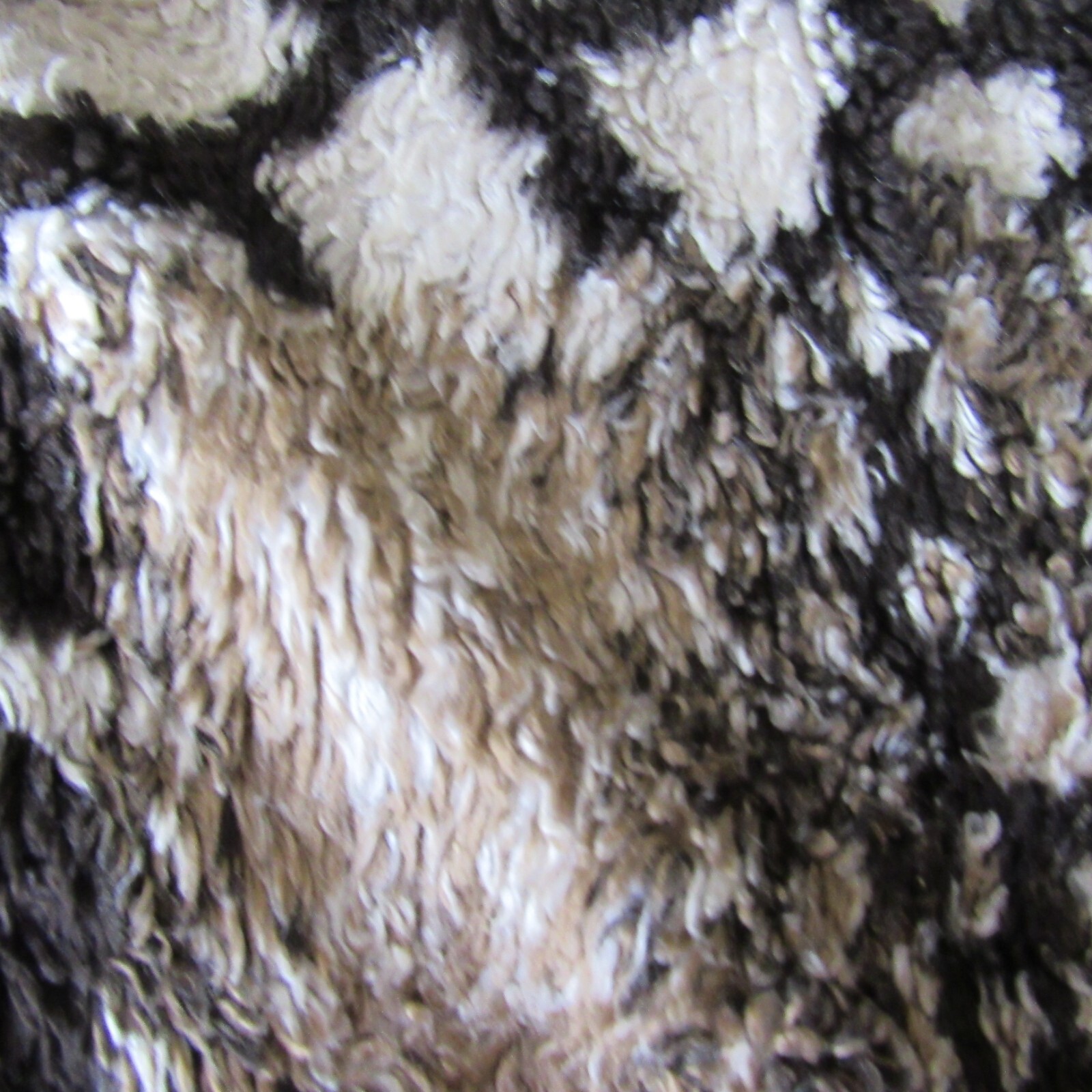 Cache Jacket Animal Print S Lightweight Plush Brown Cream Fuzzy Y2K