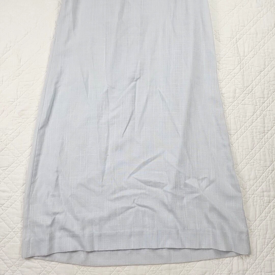 VTG 1970s 70’s Lady Jennifer Blue Lace Shirt Dress Size M Made in USA