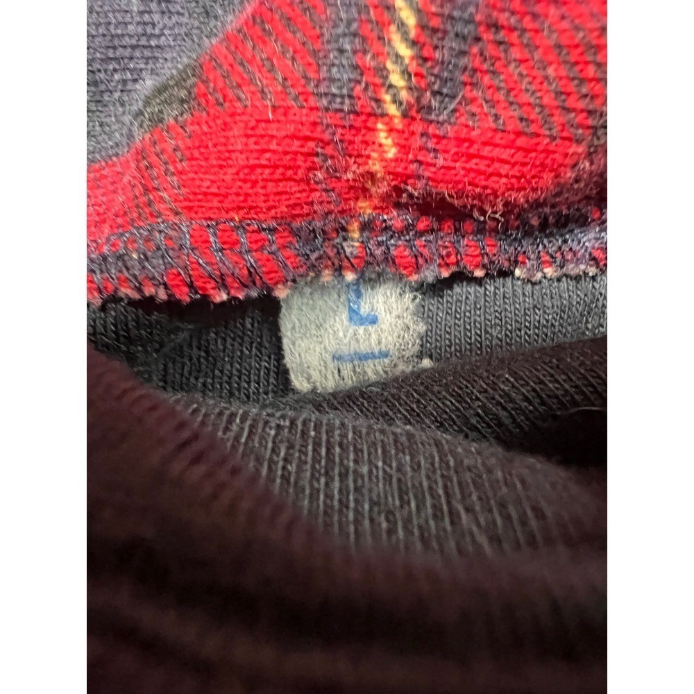 Vintage Liz&co reversible red plaid jacket. Size lg.
