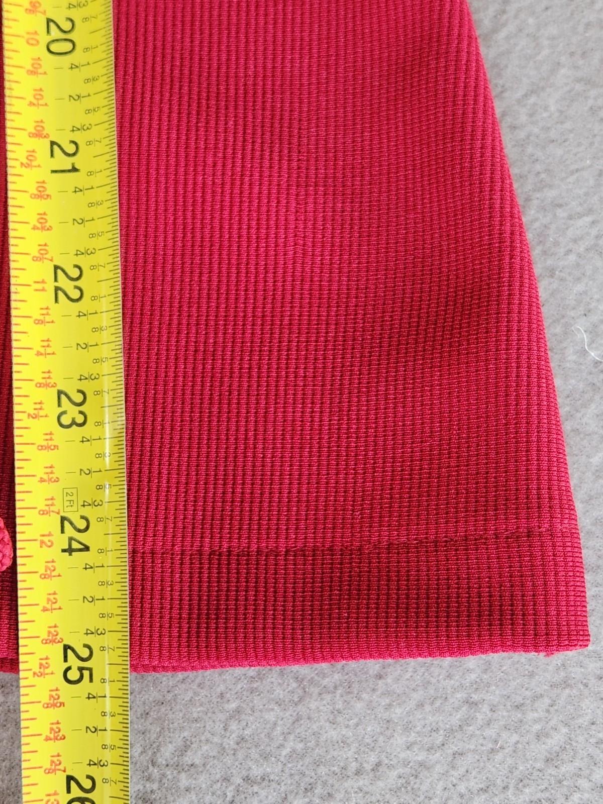 Vtg 90s Contempo Casuals Red Corset Lace Up Zip Front Ribbed Top Vest Womens M