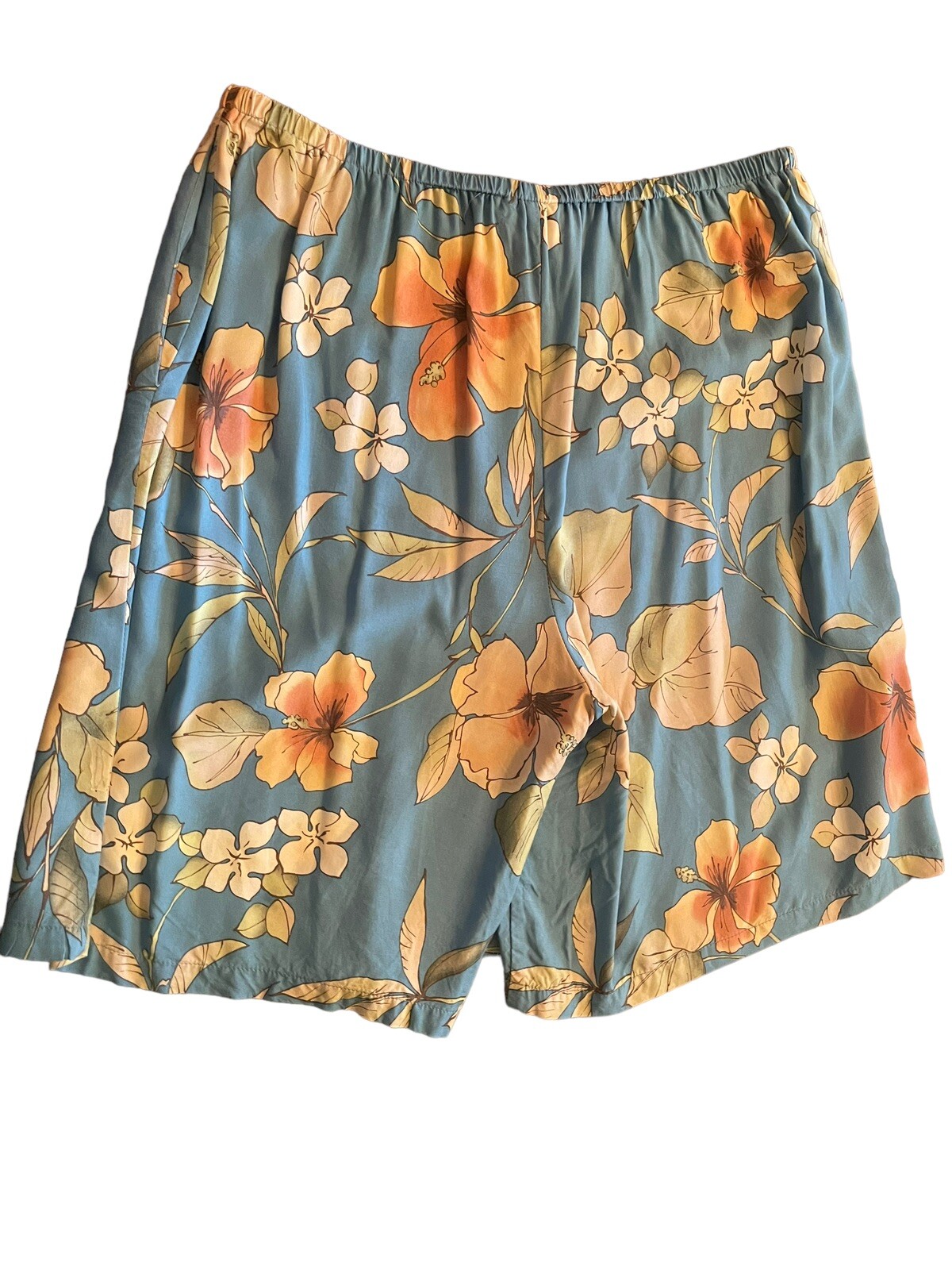 Vintage Nani of Hawaii Skirt Skort Short Camp Shirt Set S/M Tropical Floral