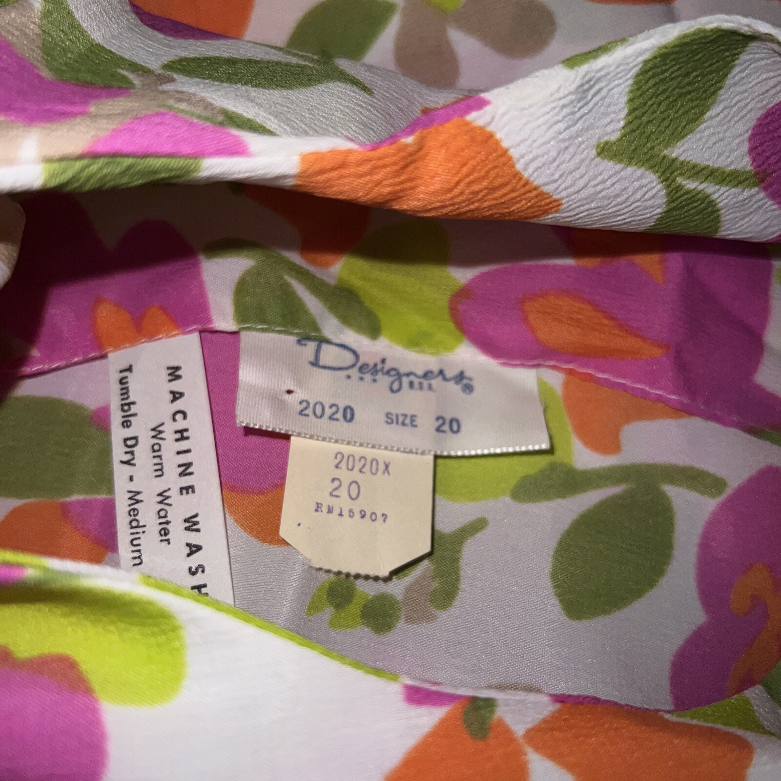 Vintage 1960s Dress Flower Power Neon Floral Mod Go Go Mini 60s Hippie Mint Cond