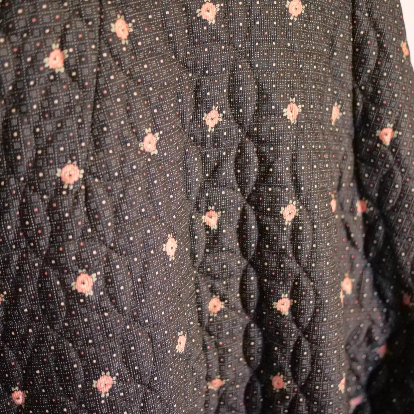 Vintage Nelly de Grab New York 50s Floral QUILTED Circle Skirt Swing Rockabilly