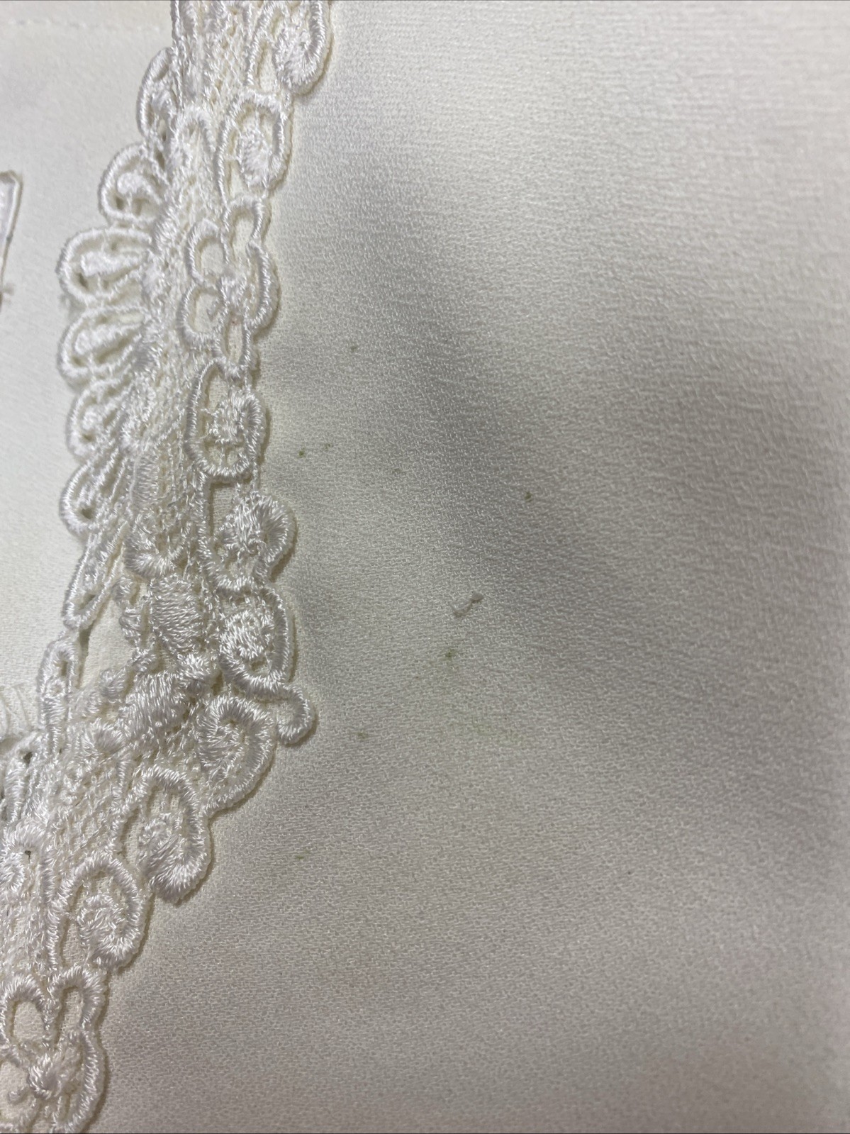 Vintage In The Mood Ivory Jacket And Skirt Suit Set Lace Detail Wedding Size