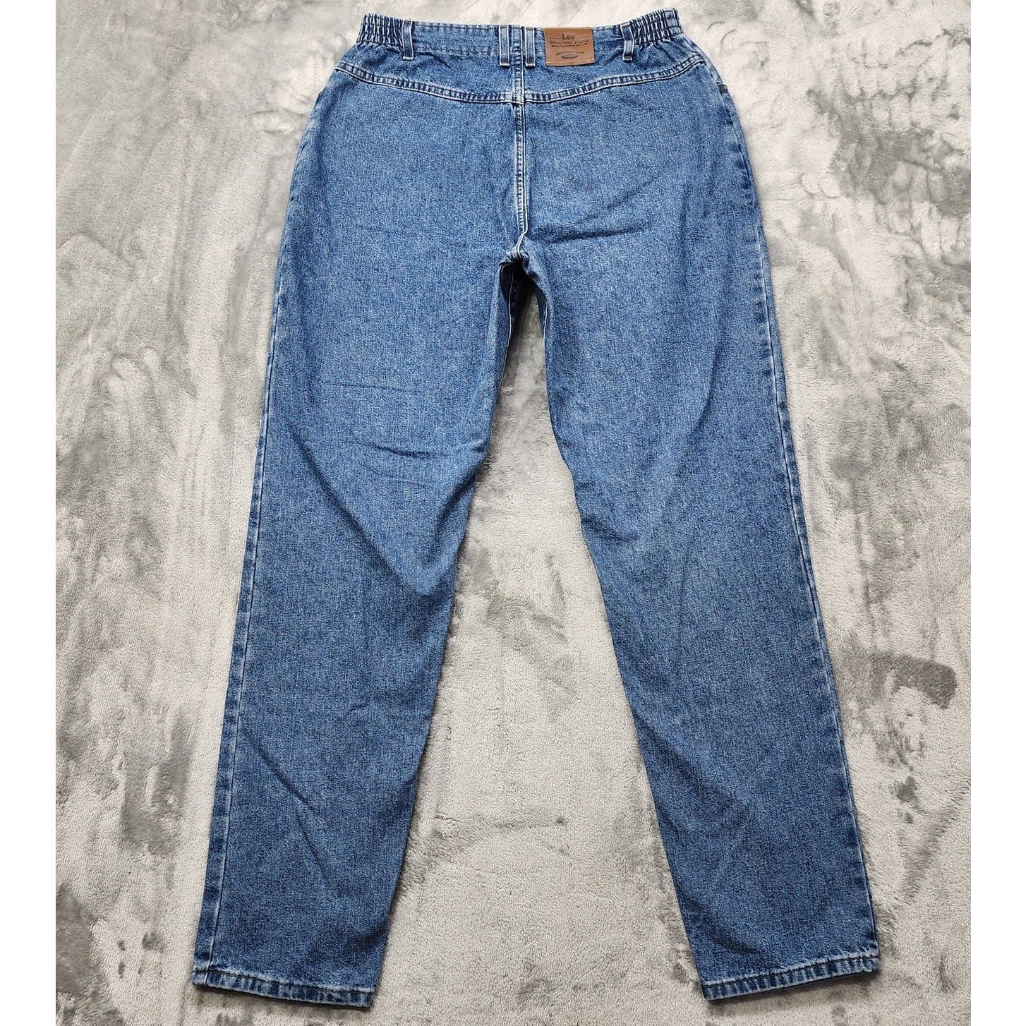 Vintage 90s LEE Riders Jeans Womens 18WL LONG Blue High Rise Tapered Leg Mom