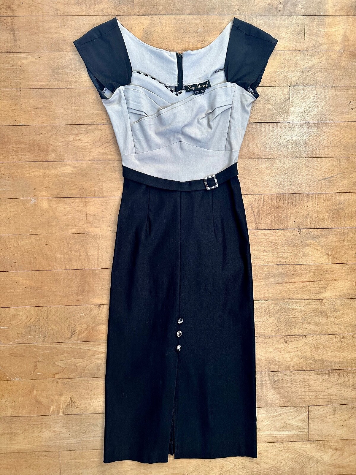 Retro Inspired „Stop Staring” Size Small 1940s Inspired Wiggle Dress