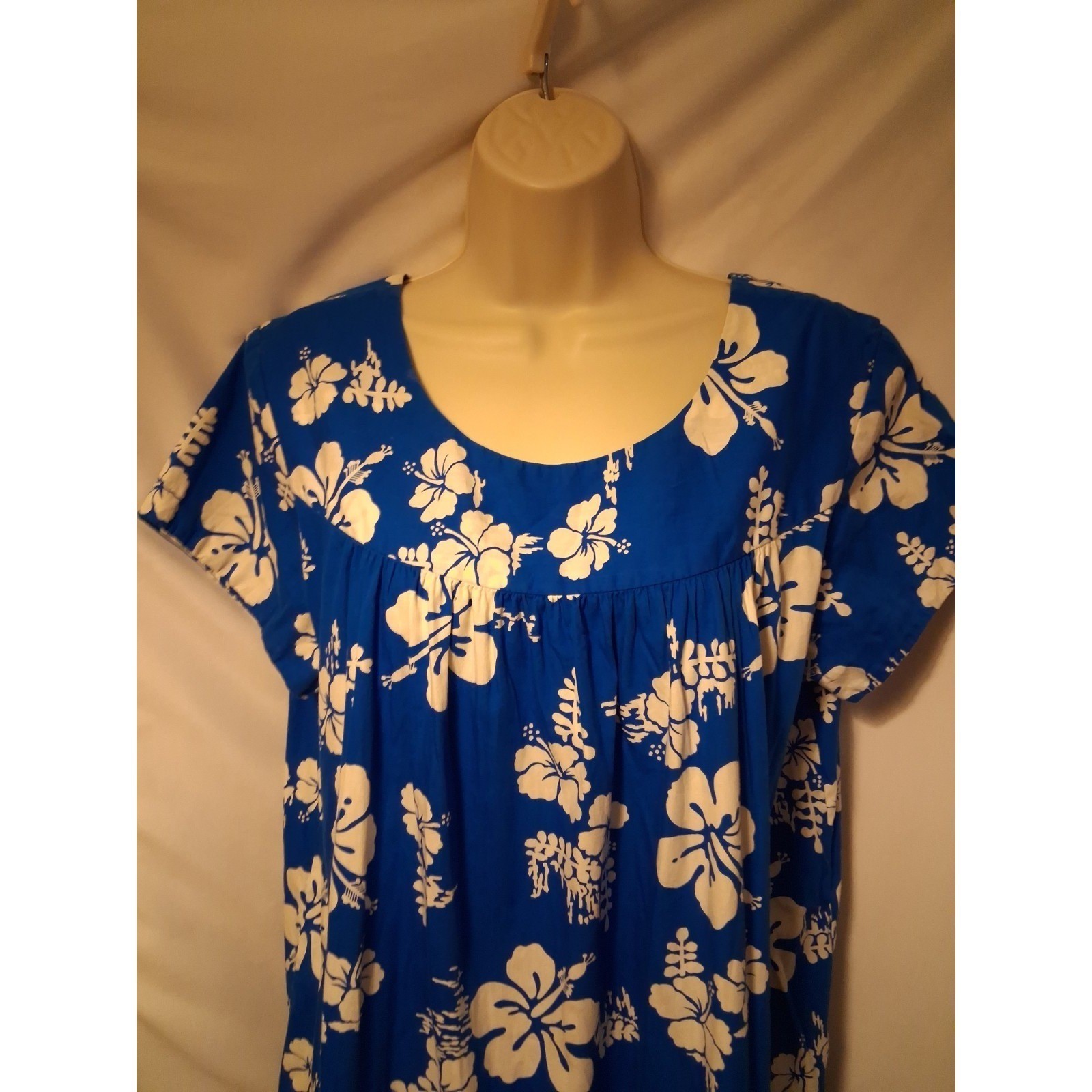 Ui Maikai Vintage Hawaiian Long Maxi Dress Made In Hawaii 60’s 70’s Caftan S/M