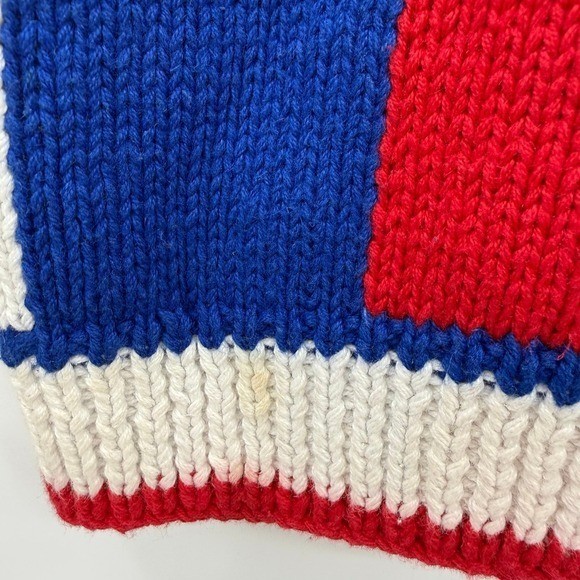 FLAWED PLEASE READ – RARE BELLE POINTE VOTE REPUBLICAN DEMOCRAT SWEATER VEST LG