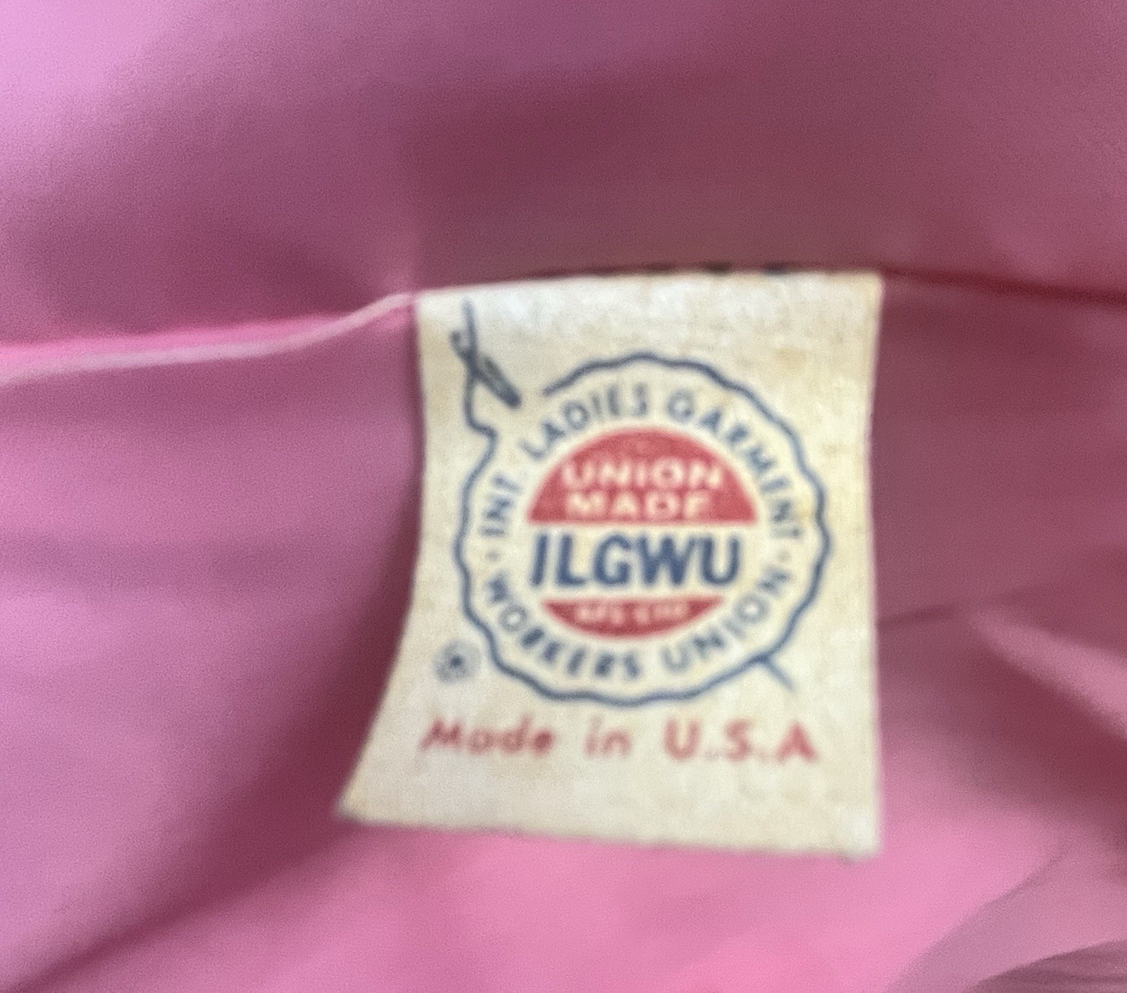 Vintage Bromleigh Women’s Overcoat Pink Full Button Up Size Medium/Large