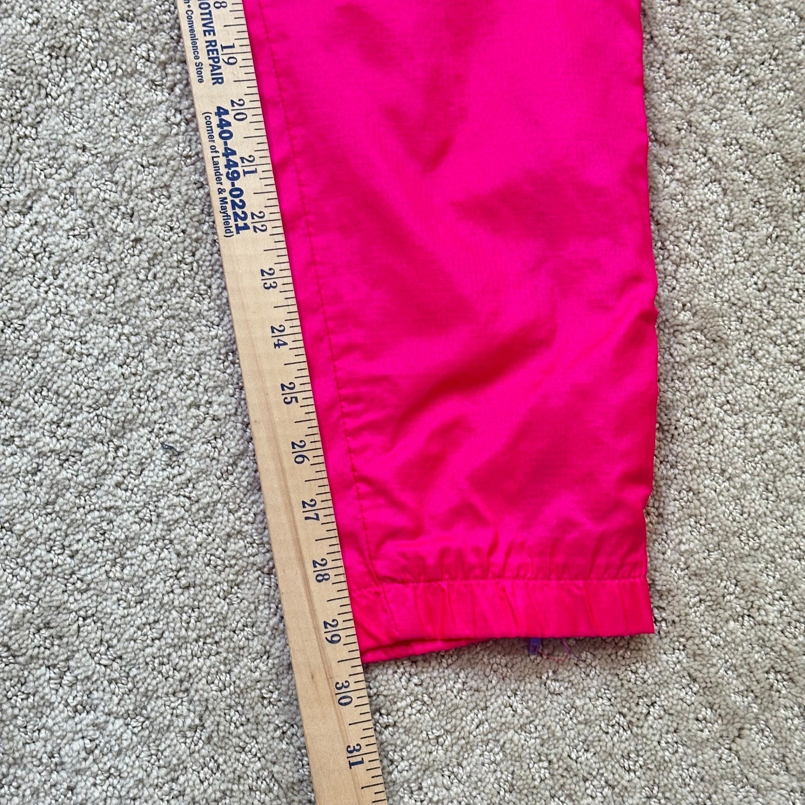 Vintage Nike Track Suit Womens Medium 10-12 Neon Pink Windbreaker Pants 80s 90s
