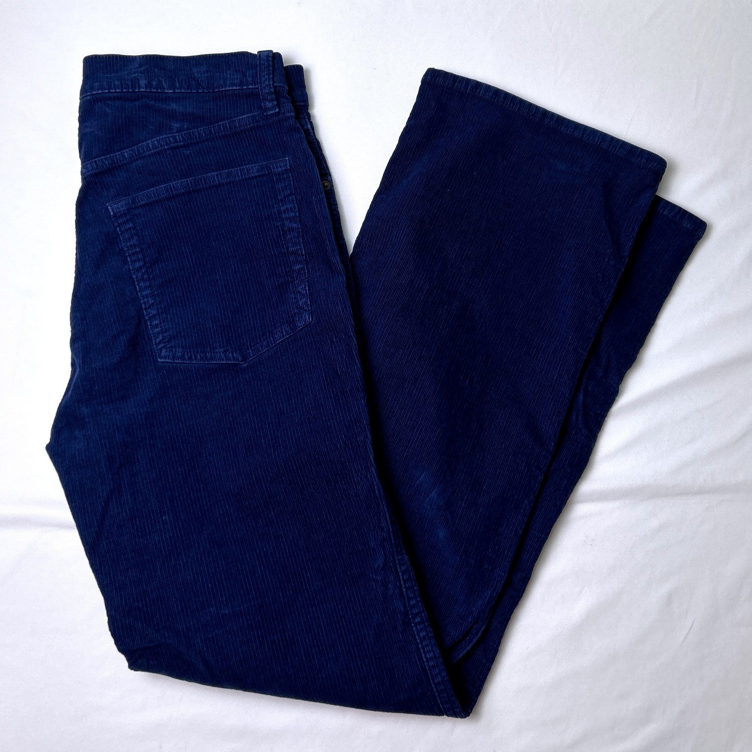 Gap Womens Vintage Flare Corduroy High Rise Jeans 29/8 Navy Blue