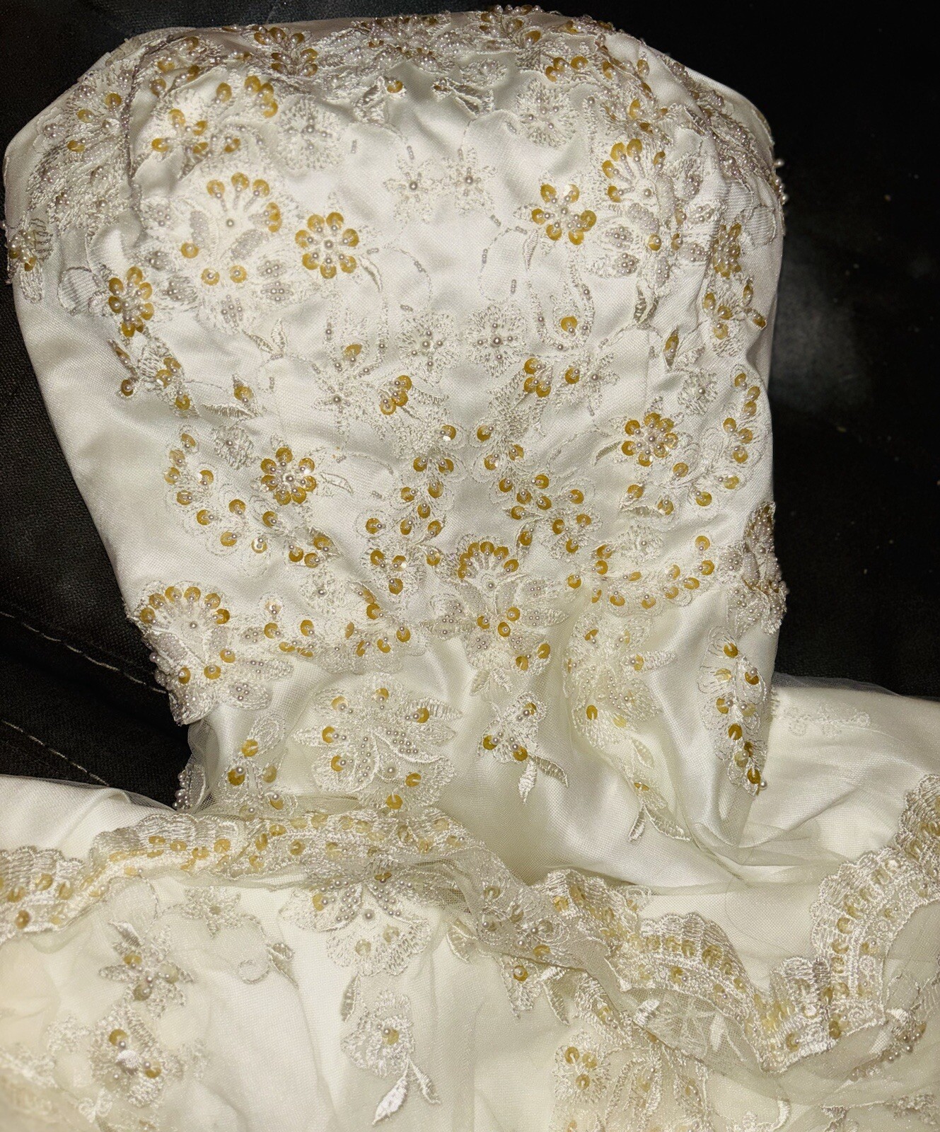 Classy And Classic, Deneki’s, Beaded Lace And Train