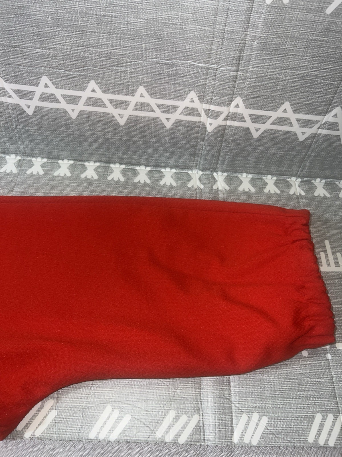 INTERNATIONAL LADIES GARMENT UNION WORKERS Vintage Red Elastic Waist Pants