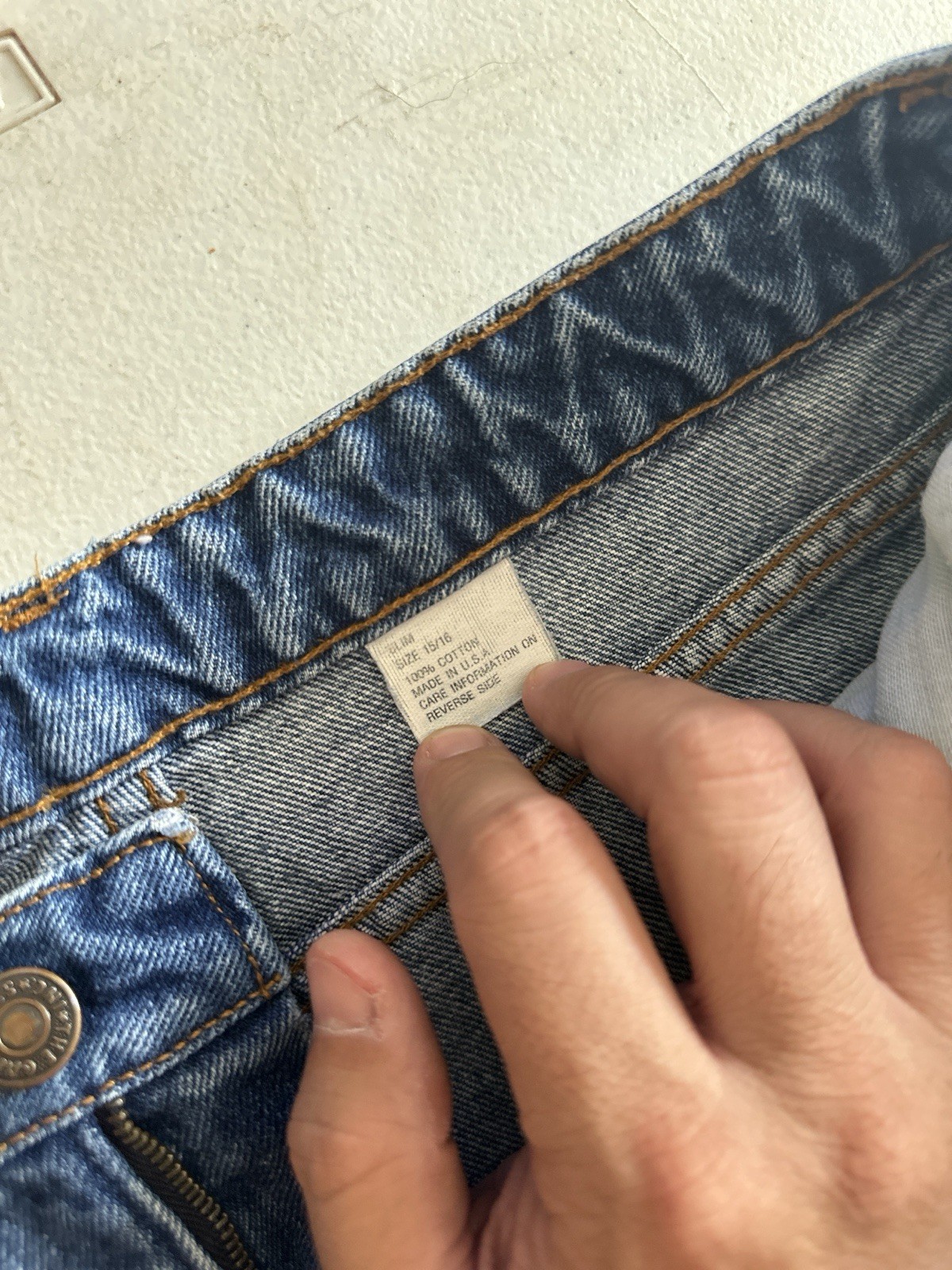 Vintage GAP Denim Blue Jeans Size 15/16 Ladies Cleaned