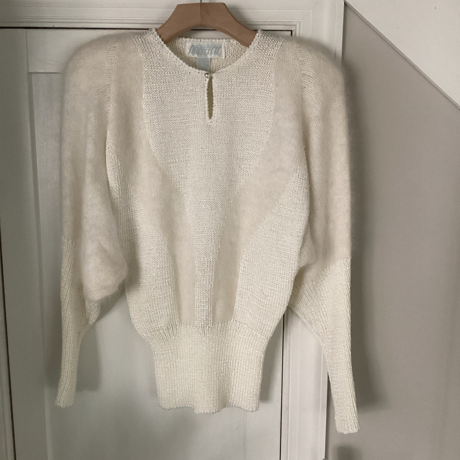 EUC Vintage 80’s Side Effects Fuzzy Angora Blend Ski Lodge Sweater Retro Sz M