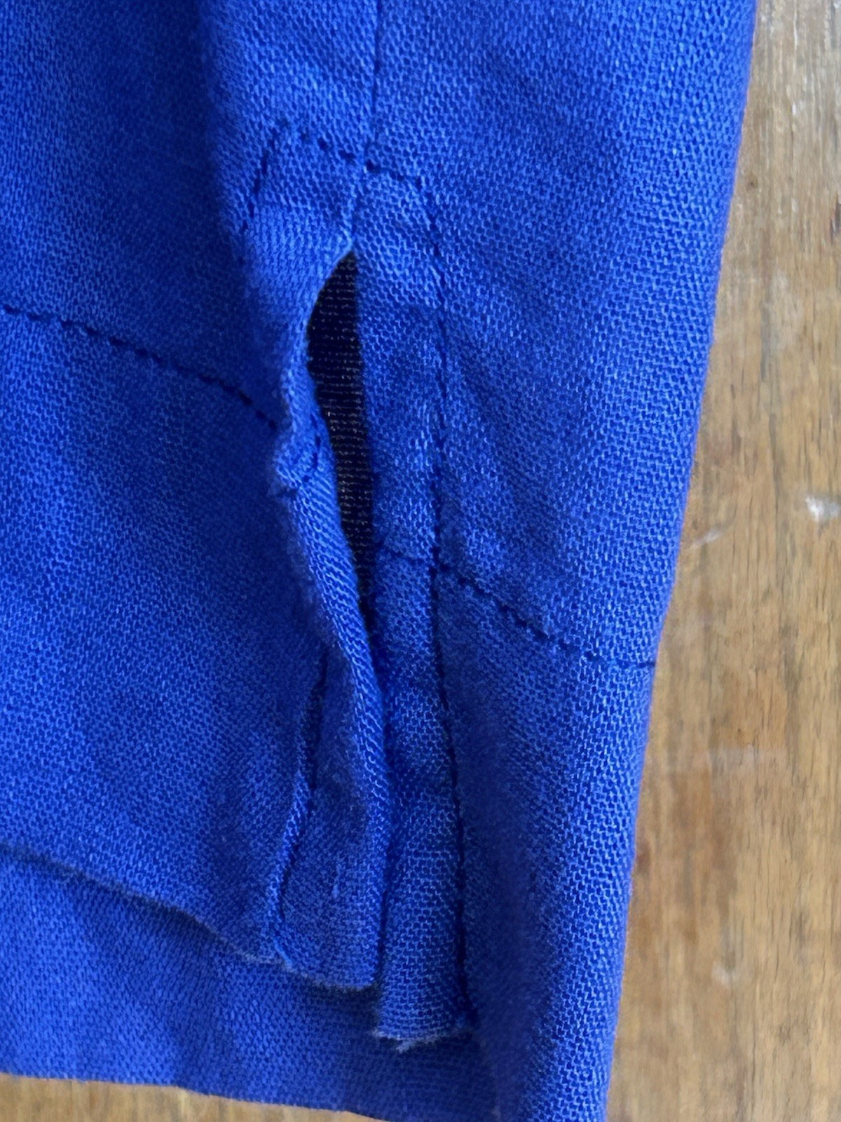 VTG Evan-Picone Women’s Blue Purple Linen Camp Shirt XS Quiet Elegance Classic*