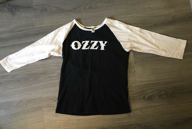 „OZZY” VINTAGE 2003 MONOWISE  U.S.A.  3/4 SLEEVE, XL, PREOWNED PULLOVER SHIRT