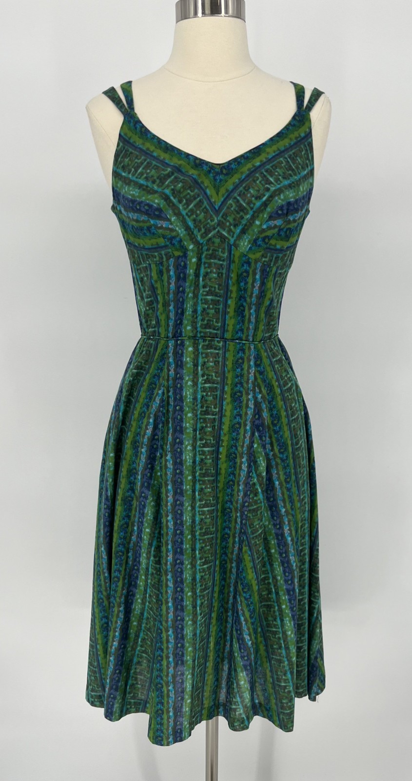 Vintage 1950s Nani of Hawaii Hawaiian Tiki Dress