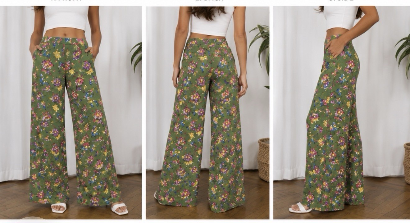 90’s Vintage Betsey Johnson Floral Pants Size p