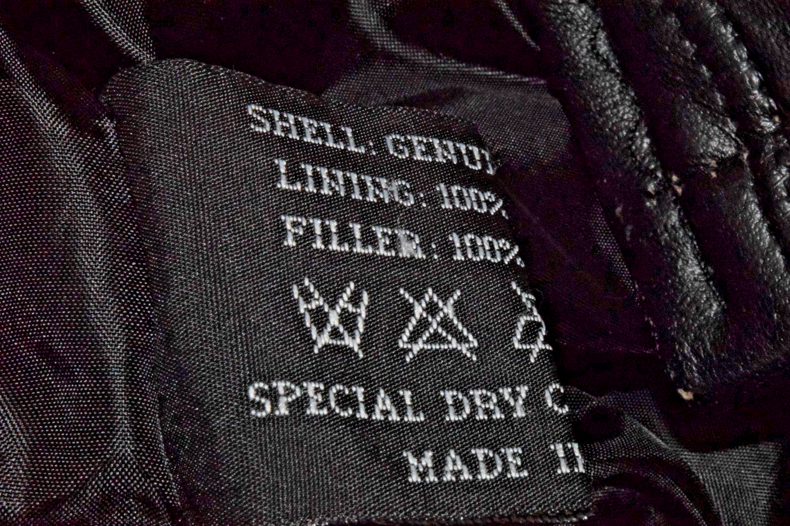 Vintage Leather Jacket Leather Works Size XXL 90s L Glossy Black Patchwork