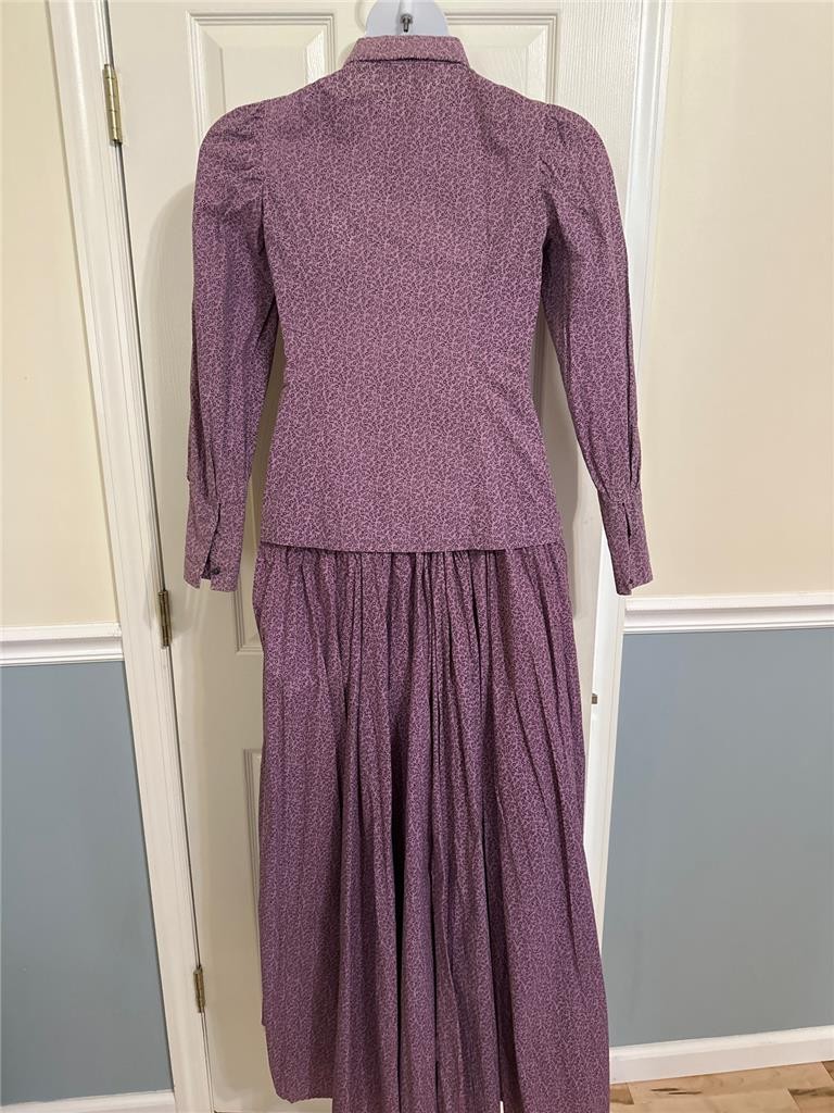 Aunt Abigail’s Attic Skirt/Shirt Women Med/Large Fit Flare Prairie Country 70s