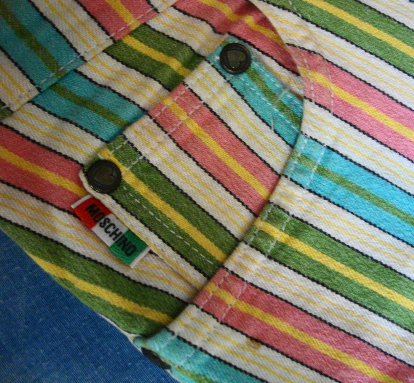 Vintage Woman MOSCHINO Jeans Made Italy TROUSERS Size 32-46 approx M/L RARE