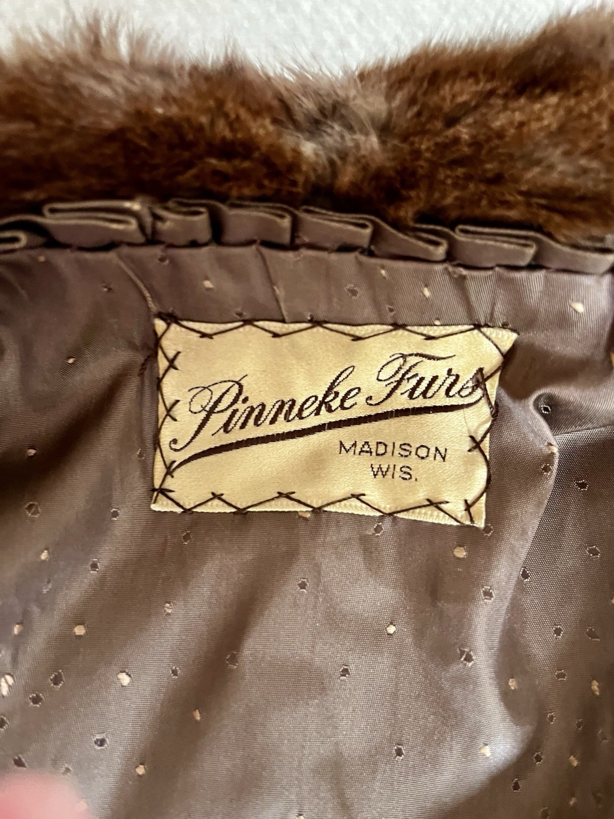 Vintage Real Mink Fur Stroller Jacket