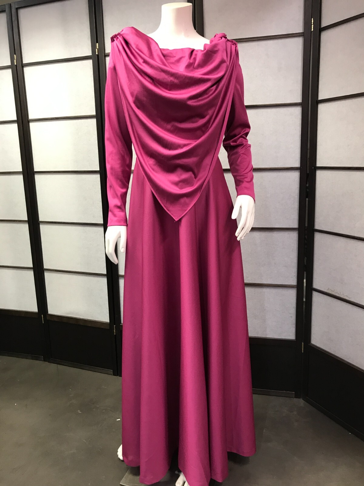 70s Vintage Lovely Purple Maxi Dress, Rockabilly, Retro, Pin-Up, Cocktail, Gown
