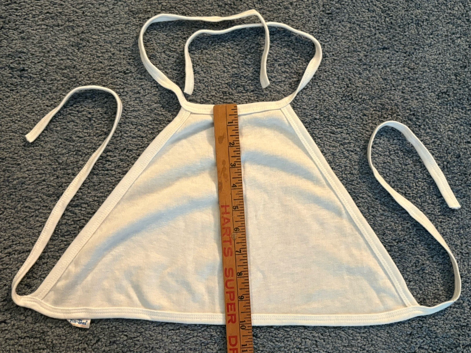True Vintage 70’s-80’s Women’s Halter Top crop neck triangle bikini NEVER WORN