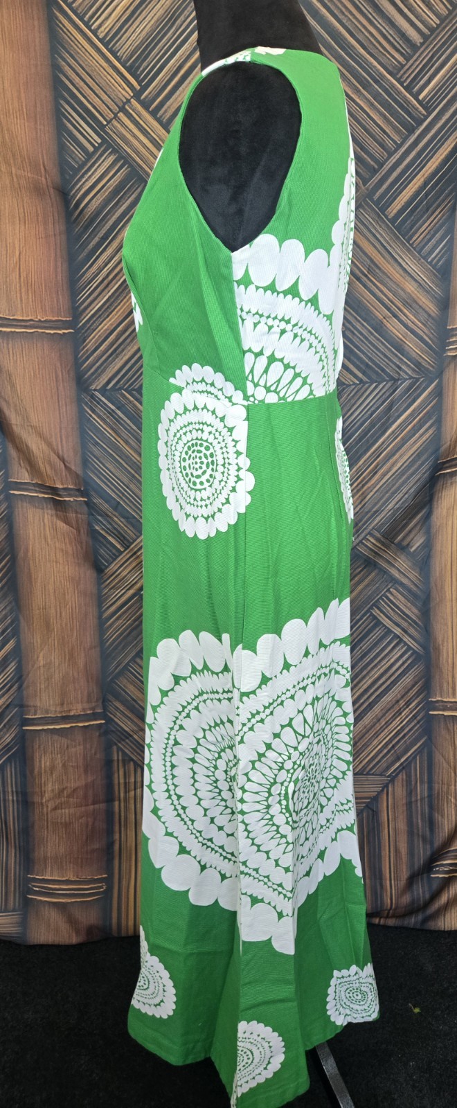 Vintage Waltah Clarke Hawaiian Maxi Aloha Dress w6059