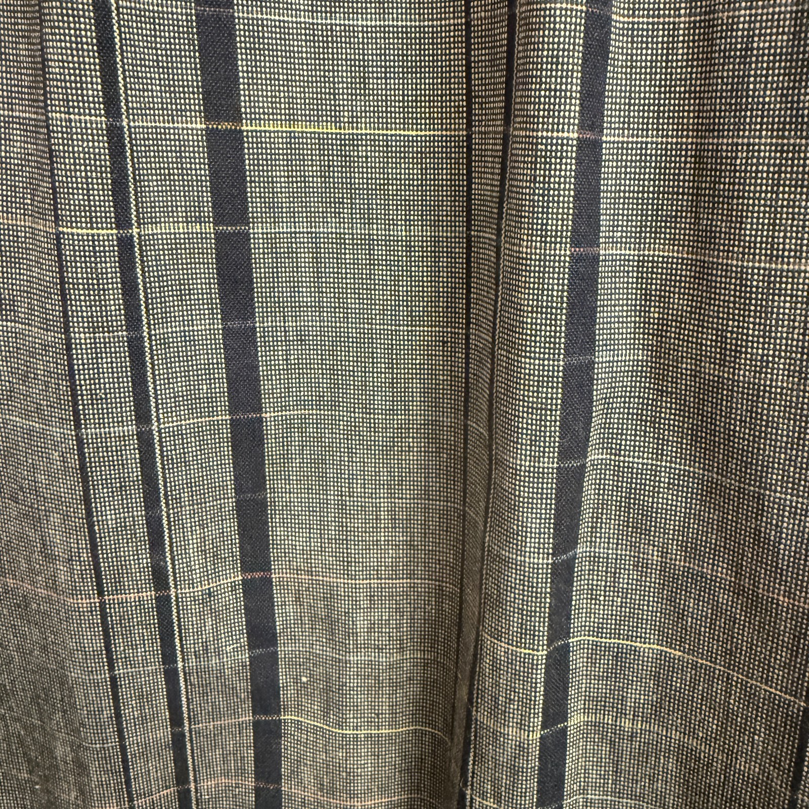 Vintage 80s Di Nuovo Gray Pinstripe Shirtdress Jacket S/M