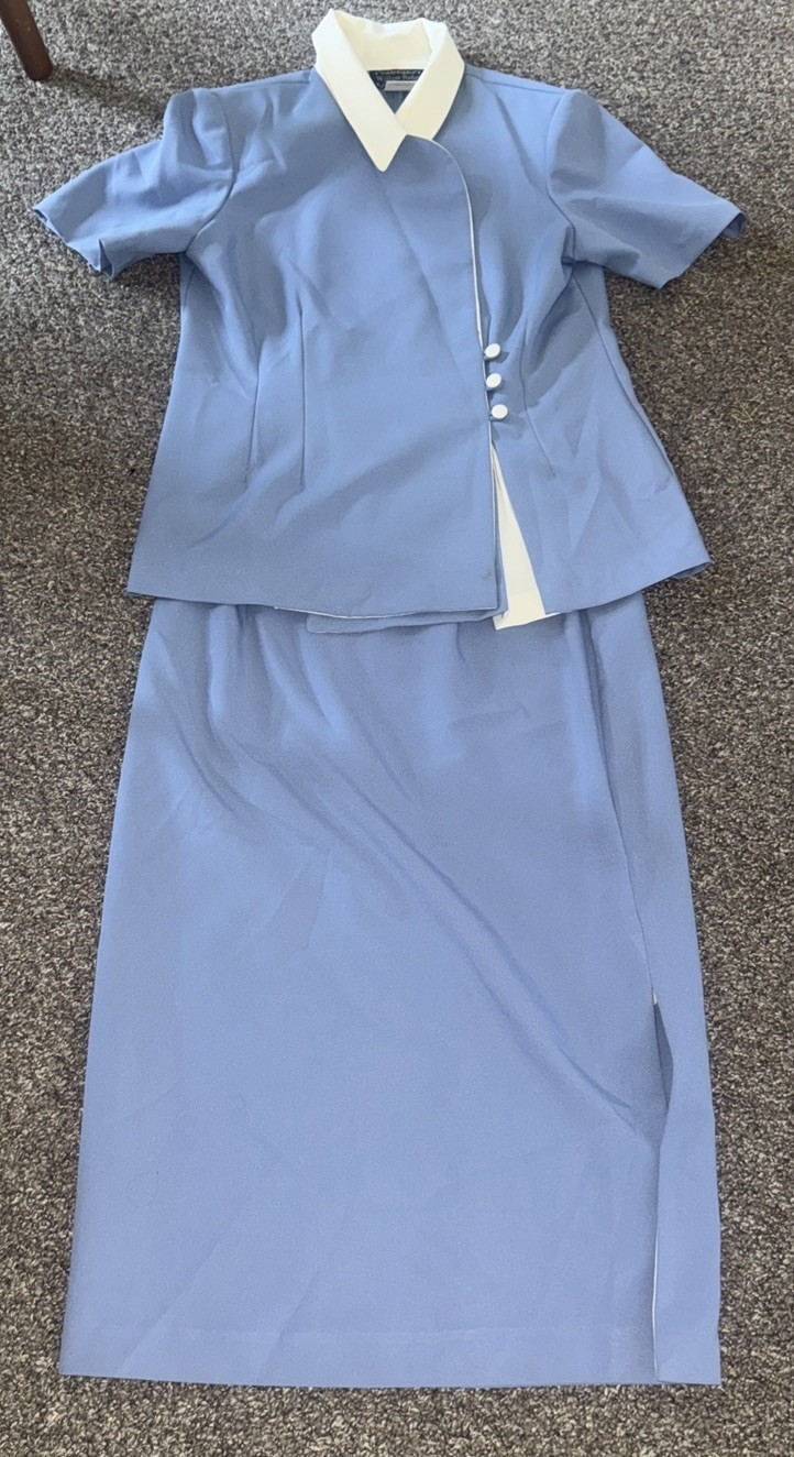 Vintage Light Blue Skirt Suit – Willow Ridge Set Size 8P EUC