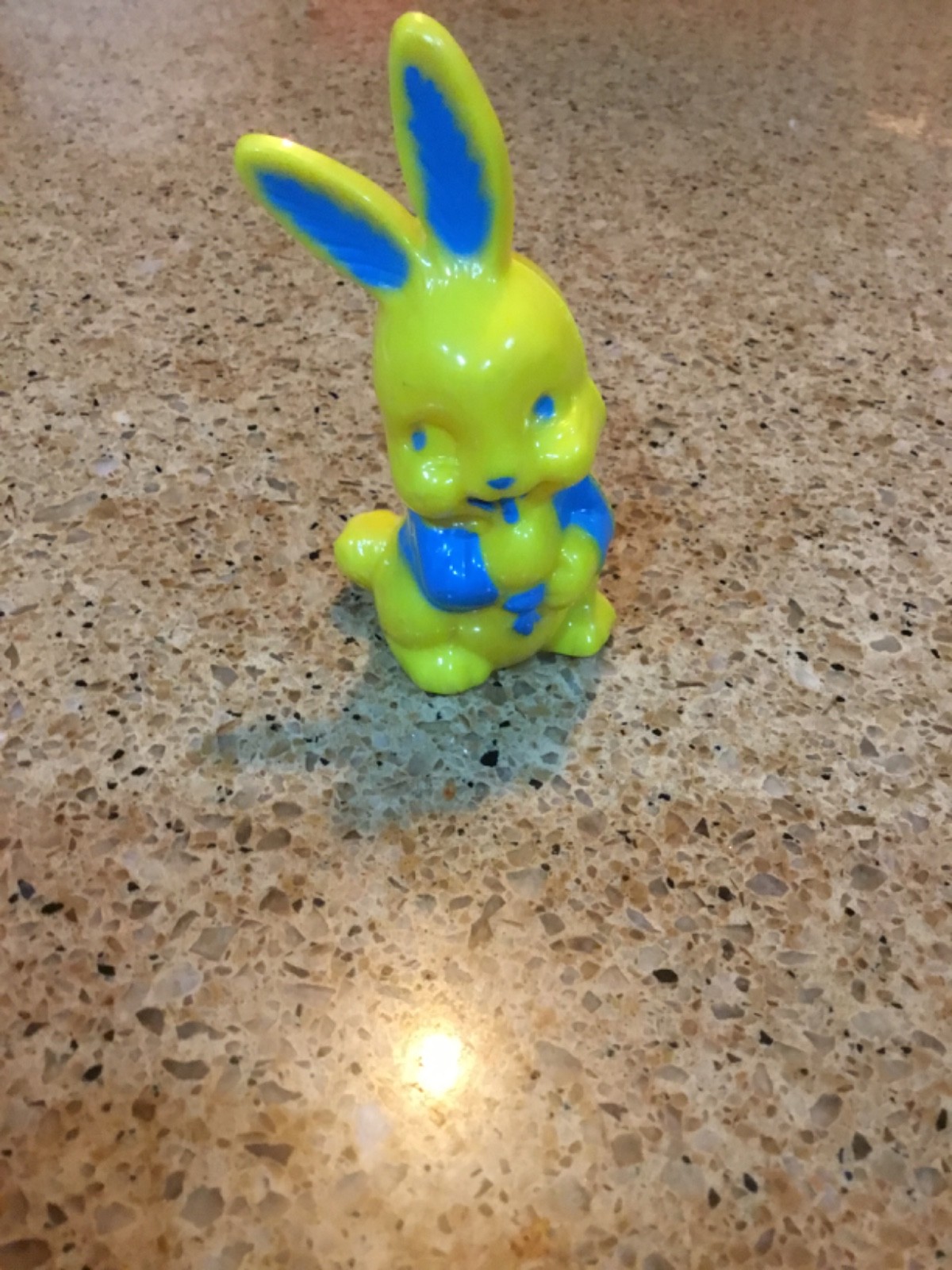 Vintage 1950’s Irwin Plastic Easter Bunny Rattle USA