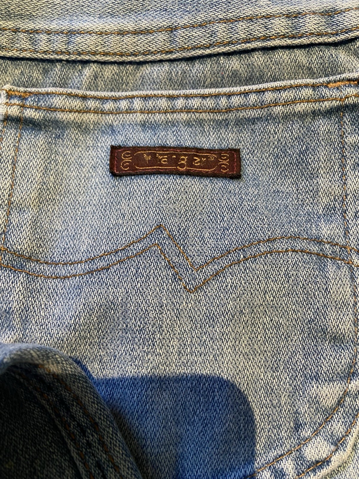 Vintage 70s Wrangler No Fault Jeans Size 20 Average